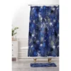 Ninola Design Ink Splatter Night Bath Mat Blue - Deny Designs