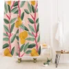 Megan Galante Arancia Shower Curtain Pink - Deny Designs