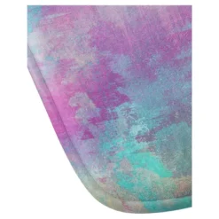 Abstract Cloud Bath Mat (36"x24") Purple - Deny Designs