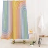 Color Poems Gradient Curvature Heavy Shower Curtain - Deny Designs