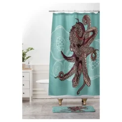 Valentina Ramos Octopus Bloom Cushion Bath Mat Blue - Deny Designs 5 Valentina Ramos Octopus Bloom Cushion Bath Mat Blue - Deny Designs -Deny Designs Sales GUEST 07925871 c4a7 4c55 af23 bee3a1970cd6