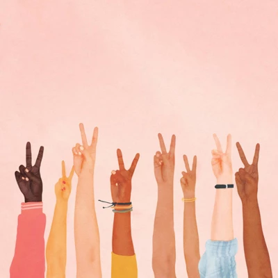 Nadja Peace Heavy Shower Curtain - Deny Designs 2 Nadja Peace Heavy Shower Curtain - Deny Designs - Image 2