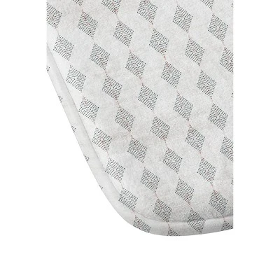 Holli Zollinger Boho Diamond Memory Foam Bath Mat White - Deny Designs 2 Holli Zollinger Boho Diamond Memory Foam Bath Mat White - Deny Designs - Image 2