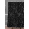 Alison Janssen Dots Shower Curtain Black - Deny Designs