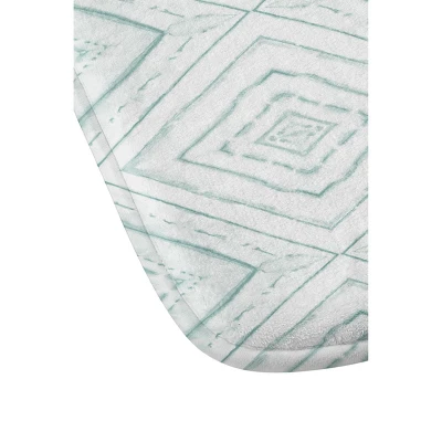 Jacqueline Maldonado Dash Diamond Memory Foam Bath Mat Green - Deny Designs 2 Jacqueline Maldonado Dash Diamond Memory Foam Bath Mat Green - Deny Designs - Image 2
