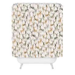 Ninola Design Watercolor Deer Christmas Shower Curtain - Deny Designs 7 Ninola Design Watercolor Deer Christmas Shower Curtain - Deny Designs -Deny Designs Sales GUEST 14ae09ec 4e82 4e1d 92bc f06fd6d973b5