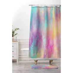 Abstract Cloud Bath Mat (36"x24") Purple - Deny Designs -Deny Designs Sales GUEST 153ff772 3063 47a2 8cc1 31799c433b3a