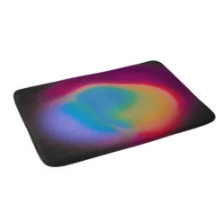 34"x21" DuckyB Non-Conformist Memory Foam Bath Mat Black - Deny Designs