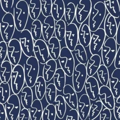 Summer Sun Home Art Faces Shower Curtain Blue - Deny Designs -Deny Designs Sales GUEST 16a66478 32da 4fd4 a4ab e034191eb078