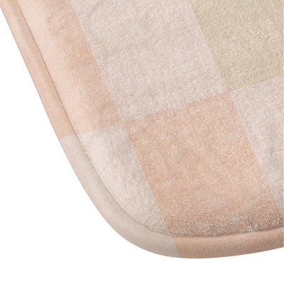 Little Arrow Design Co Cosmo Tile Memory Foam Bath Mat Pink - Deny Designs 2 Little Arrow Design Co Cosmo Tile Memory Foam Bath Mat Pink - Deny Designs - Image 2