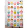June Journal Colorful And Bright Circle Pattern Shower Curtain - Deny Designs