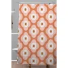 Beshka Kueser Shapes Flowers Shower Curtain Red - Deny Designs