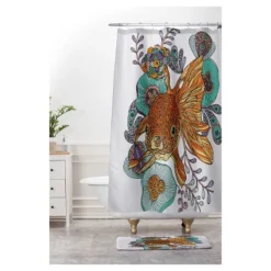 Valentina Ramos Little Fish Cushion Bath Mat Orange - Deny Designs -Deny Designs Sales GUEST 1b3424b3 ca94 48bc a87d 8a76d71bddeb