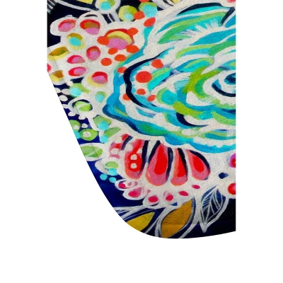 Stephanie Corfee Night Bloomers Bath Rugs And Mats Blue 24" X 36" - Deny Designs 2 Stephanie Corfee Night Bloomers Bath Rugs And Mats Blue 24" X 36" - Deny Designs - Image 2