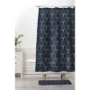 36"x24" Holli Zollinger Sun Tile Dark Memory Foam Bath Mat Navy - Deny Designs