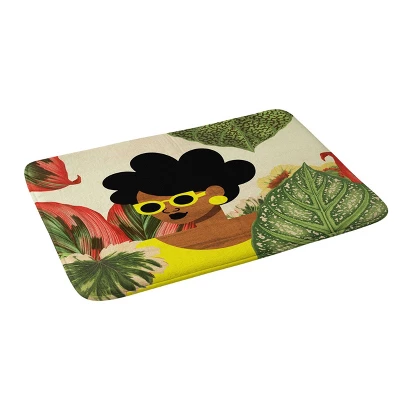 Bayou Girl Memory Foam Bath Mat - Deny Designs 1 Bayou Girl Memory Foam Bath Mat - Deny Designs