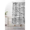 Iris Lehnhardt Painted Dots Bath Mat Black - Deny Designs