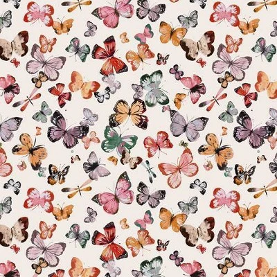 Ninola Design Butterflies Wings Countryside Shower Curtain White - Deny Designs 2 Ninola Design Butterflies Wings Countryside Shower Curtain White - Deny Designs - Image 2