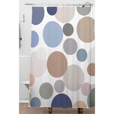 Sheila Wenzel-Ganny Cool Color Palette Shower Curtain Blue/Brown - Deny Designs 1 Sheila Wenzel-Ganny Cool Color Palette Shower Curtain Blue/Brown - Deny Designs