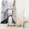 Romana Lilic LA76 Photography Venice Canals Shower Curtain Yellow - Deny Designs