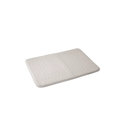 Colour Poems Minimal Line Curvature Memory Foam Bath Mat - Deny Designs 3 Colour Poems Minimal Line Curvature Memory Foam Bath Mat - Deny Designs - Image 3