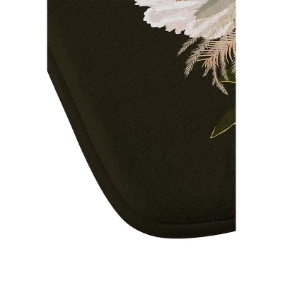 Iveta Abolina Damaris Night Bath Mat Dark Green - Deny Designs 2 Iveta Abolina Damaris Night Bath Mat Dark Green - Deny Designs - Image 2