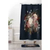 36"x24" Iveta Abolina Brielle Boho Memory Foam Bath Mat Navy - Deny Designs