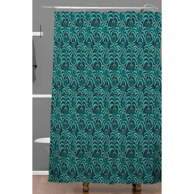 Holli Zollinger Maisey Shower Curtain Green - Deny Designs 1 Holli Zollinger Maisey Shower Curtain Green - Deny Designs