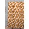 Alison Janssen Boho Poppies Shower Curtain Orange - Deny Designs