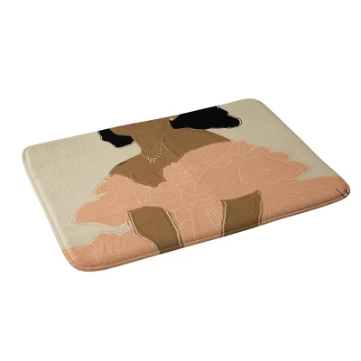Gushin Over You Bath Mat Pink - Deny Designs 1 Gushin Over You Bath Mat Pink - Deny Designs
