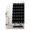 Kelly Haines X Pattern Bath Rugs And Mats Black 24" X 36" - Deny Designs