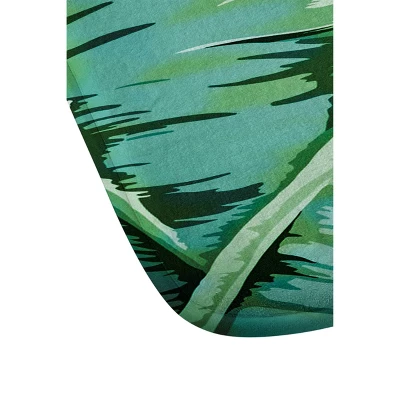 Gale Switzer Banana Leaf Grandeur Bath Mat Green - Deny Designs 2 Gale Switzer Banana Leaf Grandeur Bath Mat Green - Deny Designs - Image 2