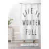 'Life Is Wonderful' Memory Foam Bath Mat - Deny Designs