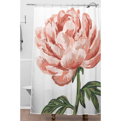 Nadia M Lopez Peony Bloom Shower Curtain Pink - Deny Designs 1 Nadia M Lopez Peony Bloom Shower Curtain Pink - Deny Designs