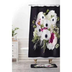 Antoinette Night Shower Curtain Black - Deny Designs -Deny Designs Sales GUEST 58893a33 a83e 421f a93e 8603b0c12e40
