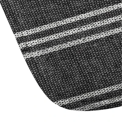 34"x21" Little Arrow Design Co Ella Triple Striped Memory Foam Bath Mat Black - Deny Designs 2 34"x21" Little Arrow Design Co Ella Triple Striped Memory Foam Bath Mat Black - Deny Designs - Image 2