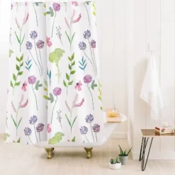 Emanuela Carratoni New Floral Romance Shower Curtain - Deny Designs -Deny Designs Sales GUEST 5c0dea1b b75d 4035 92cb 9e54ece8ebf1