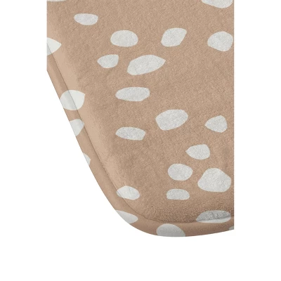 Kelli Murray Peach Pebbles Memory Foam Bath Mat Brown - Deny Designs 2 Kelli Murray Peach Pebbles Memory Foam Bath Mat Brown - Deny Designs - Image 2