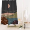Viviana Gonzalez Mineral Inspired Landscapes 2 Shower Curtain Pink - Deny Designs
