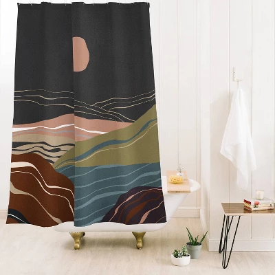 Viviana Gonzalez Mineral Inspired Landscapes 2 Shower Curtain Pink - Deny Designs 1 Viviana Gonzalez Mineral Inspired Landscapes 2 Shower Curtain Pink - Deny Designs