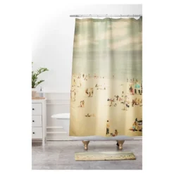 Shannon Clark Vintage Beach Cushion Bath Mat Tan - Deny Designs -Deny Designs Sales GUEST 66c66dd5 aa78 4963 b38b 87c386f7f1e0