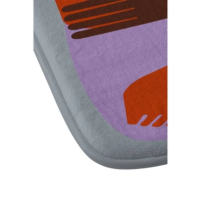 Enrique Larios Abrazo Memory Foam Bath Mat Gray - Deny Designs 2 Enrique Larios Abrazo Memory Foam Bath Mat Gray - Deny Designs - Image 2