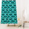 Night Creatures Shower Curtain Teal - Deny Designs