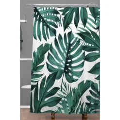 Gale Switzer Jungle Collective Shower Curtain Green - Deny Designs