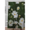 Hello Twiggs Cosmos Shower Curtain White White - Deny Designs