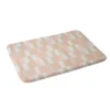 Little Arrow Design Co Cosmo Tile Memory Foam Bath Mat Pink - Deny Designs