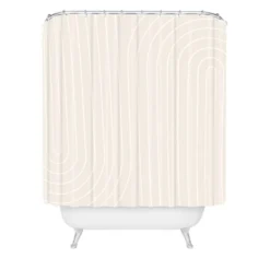 Colour Poems Minimal Line Curvature Shower Curtain - Deny Designs 6 Colour Poems Minimal Line Curvature Shower Curtain - Deny Designs -Deny Designs Sales GUEST 83cca747 9585 4768 9832 3db02e2ff217