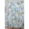 Blue Speckled Painting Watercolor Stains Shower Curtain Blue - Deny Designs