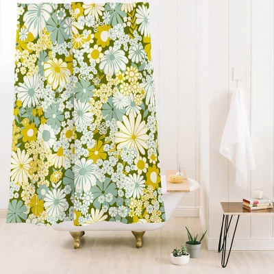 Jenean Morrison Peg Shower Curtain Blue - Deny Designs 1 Jenean Morrison Peg Shower Curtain Blue - Deny Designs