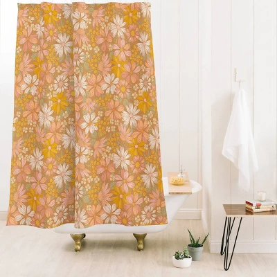 Iveta Abolina Sunny Days Ahead Shower Curtain Brown - Deny Designs 1 Iveta Abolina Sunny Days Ahead Shower Curtain Brown - Deny Designs